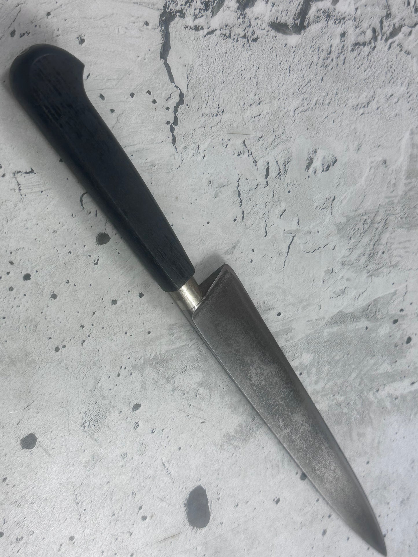 Vintage French Flexible fillet Knife 200mm Carbon Steel Wood Handle 2212