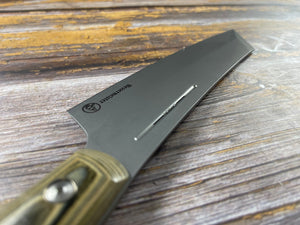 New No Box Messermeiter Carbon Bunka Chef's Knife - 8" 1965
