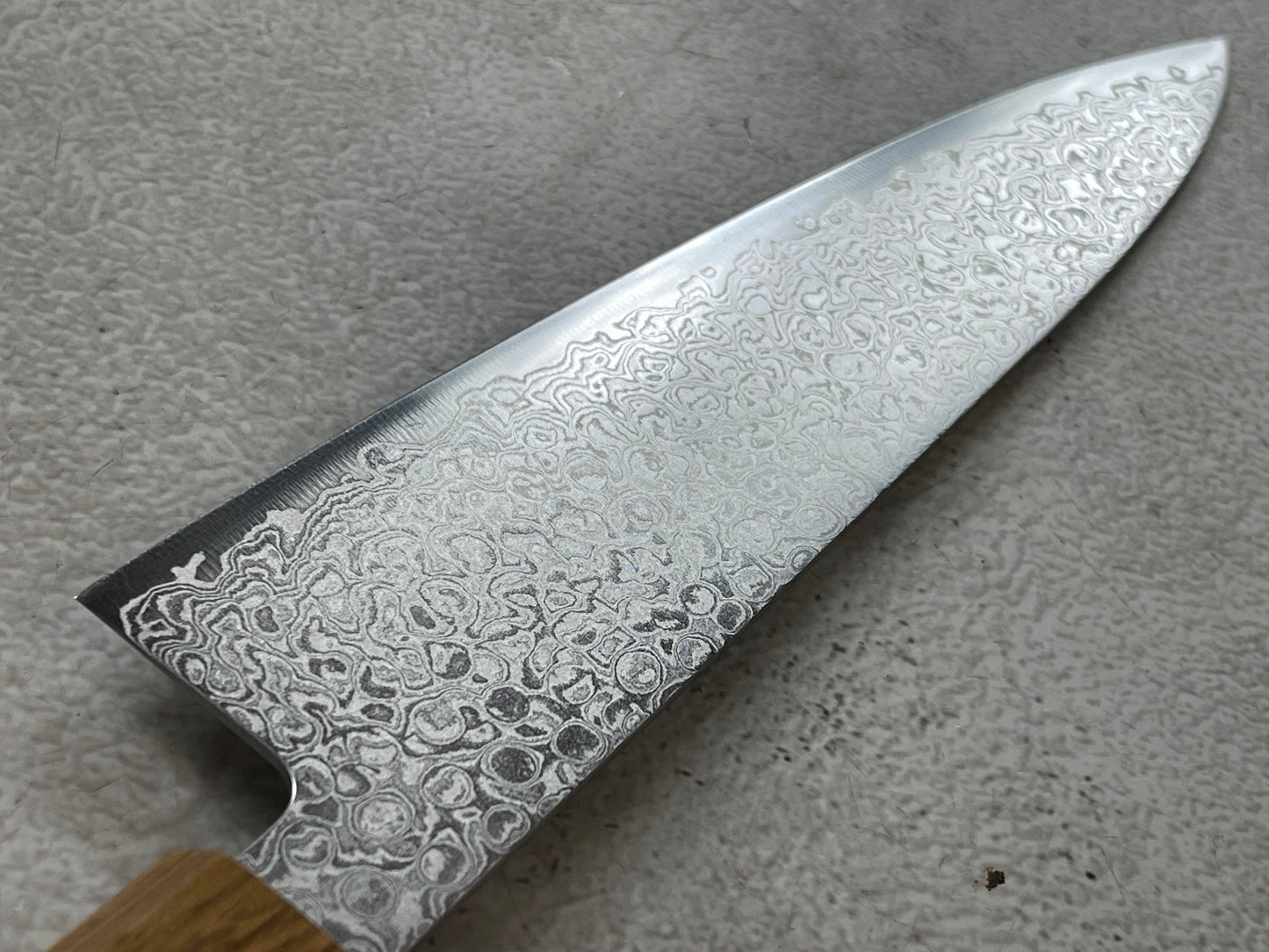 Tsunehisa ZA18 Damascus Gyuto 210mm Oak Handle Made in Japan 🇯🇵