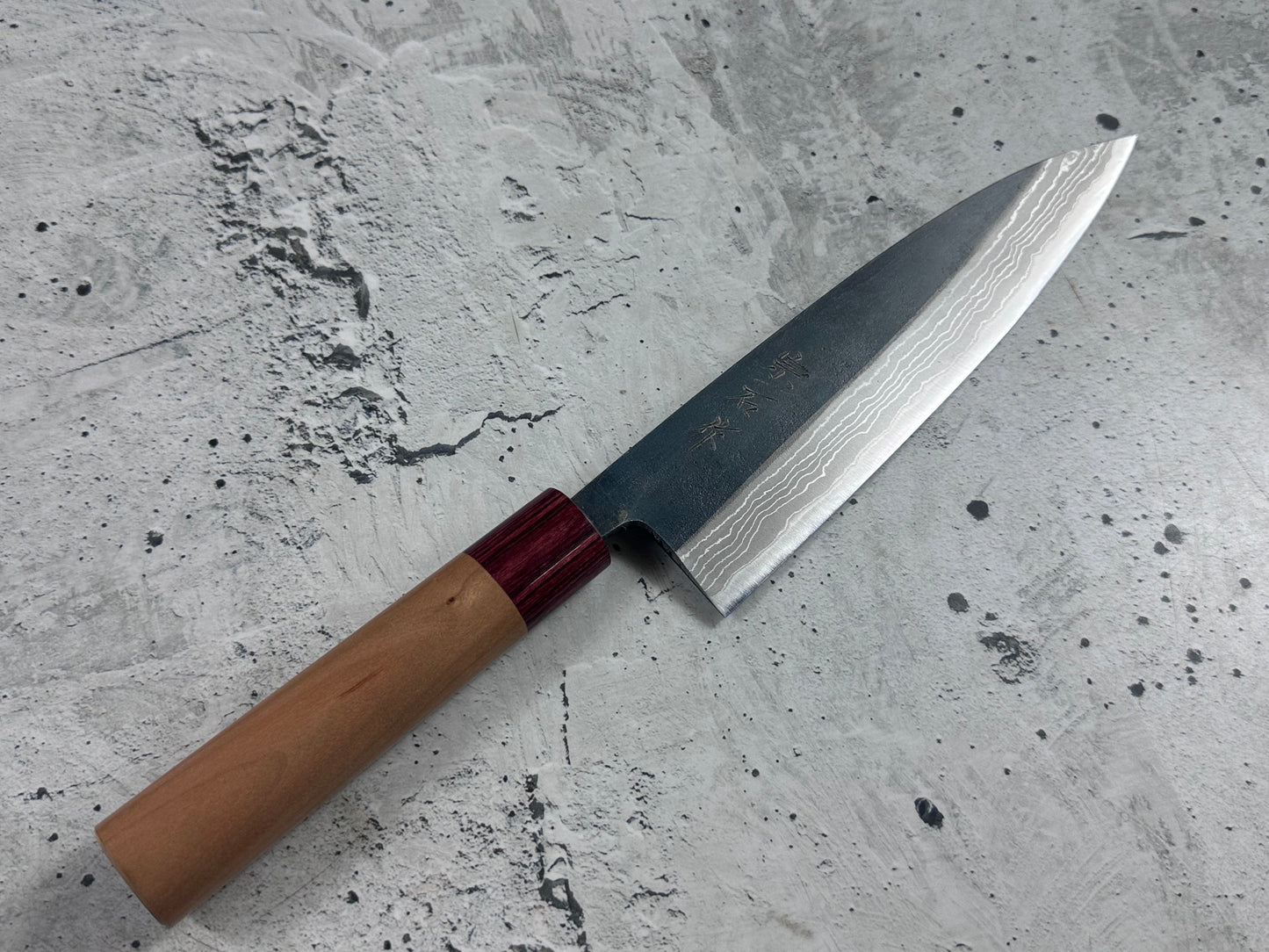 Muneishi Aogami Damascus Gyuto 210mm