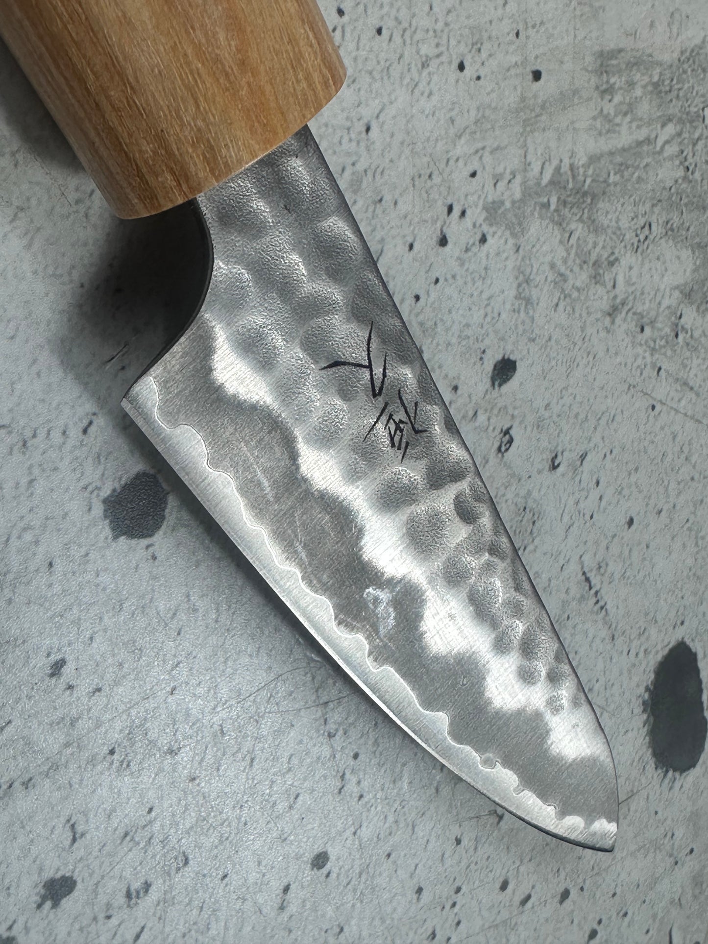 Tsunehisa Shiro White Steel & Stainless Clad Petty Knife 80mm - Made in Japan