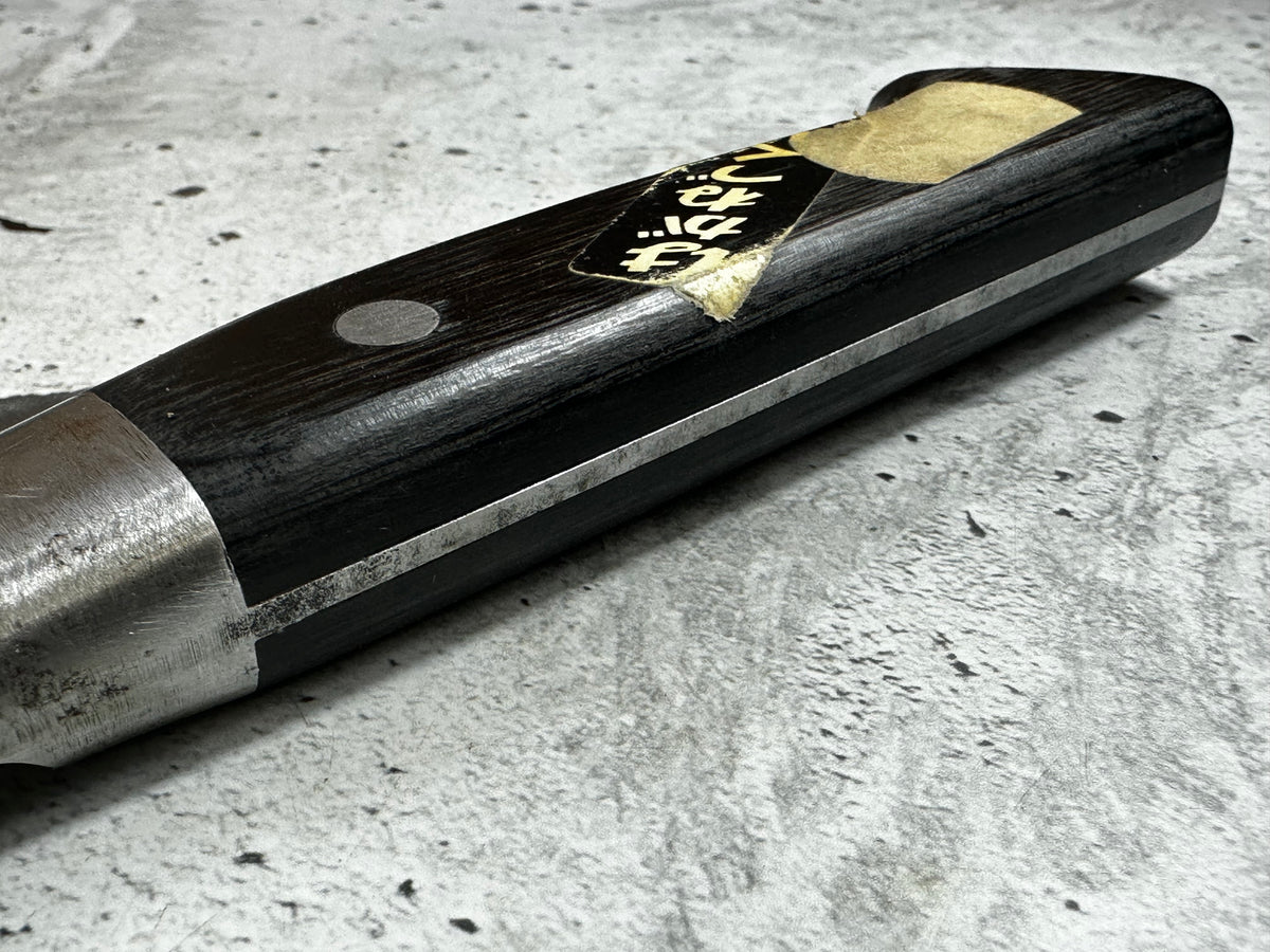 Vintage Toroku Genkōkin Gyuto Knife 270mm Carbon Steel Timber Handle 2274