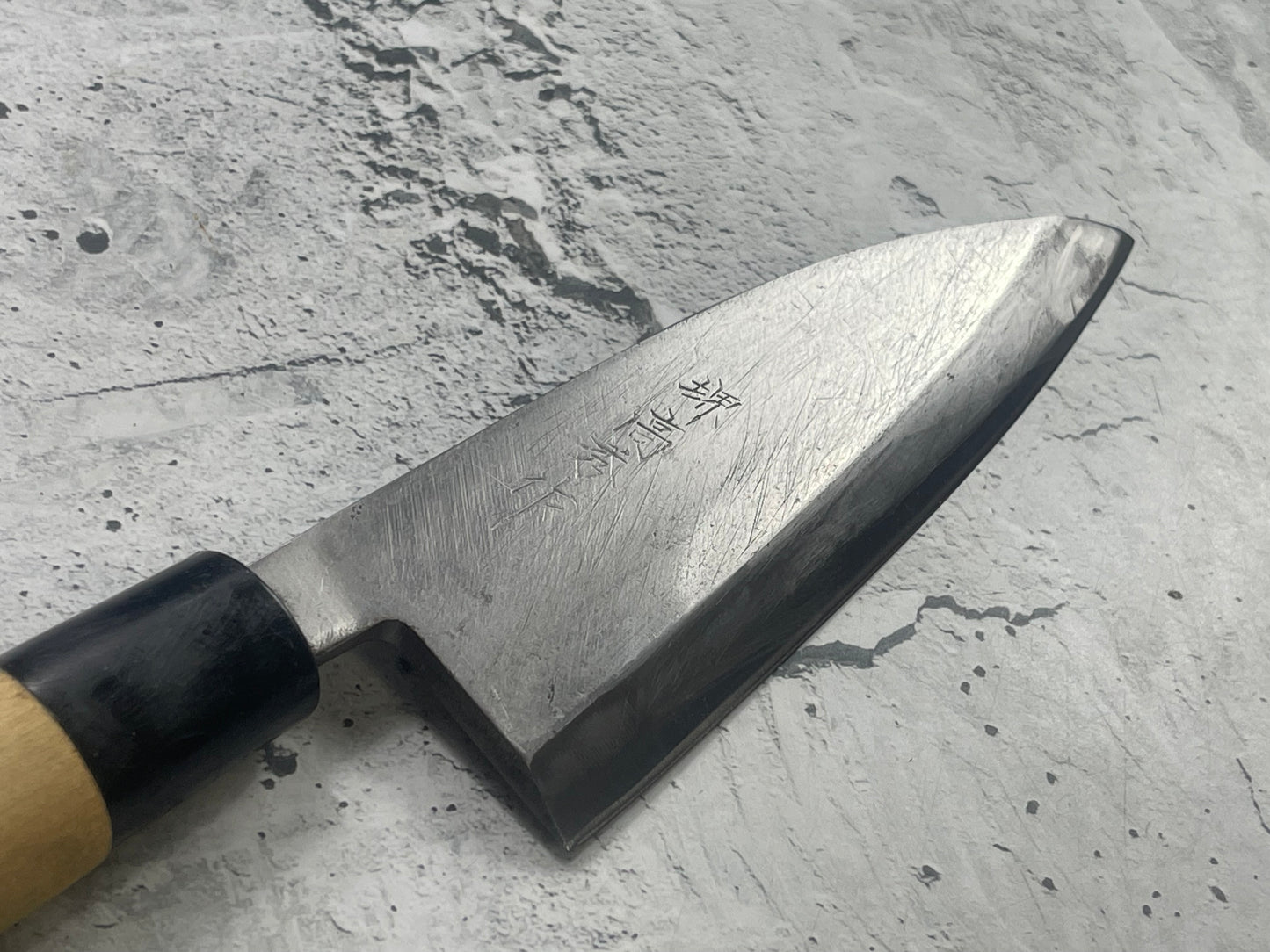 Vintage Japanese Deba Knife 150mm Made in Japan 🇯🇵 Carbon Steel 1752