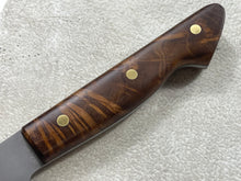 Load image into Gallery viewer, Kanefusa Full Tang Gyuto 230mm Teakwood Burl Set Brass Pins &amp; Sheath