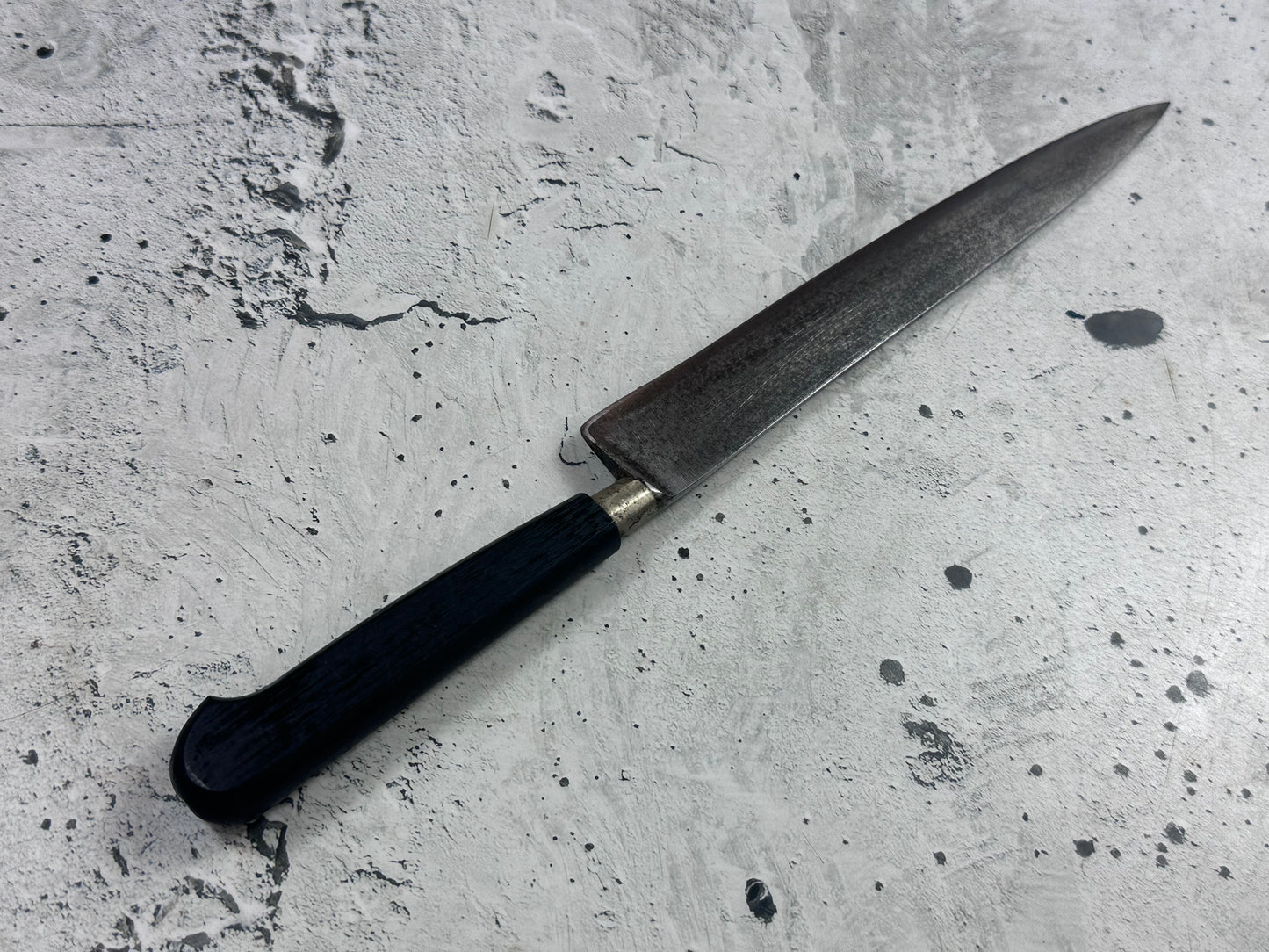 Vintage Sabatier Nogent Flexible Slicing Knife 200mm Carbon Steel 2179