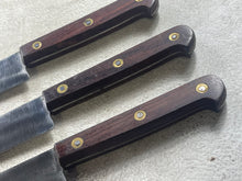 Load image into Gallery viewer, French Utility Knife Set 3x Wood Handle Made in France 🇫🇷 1950
