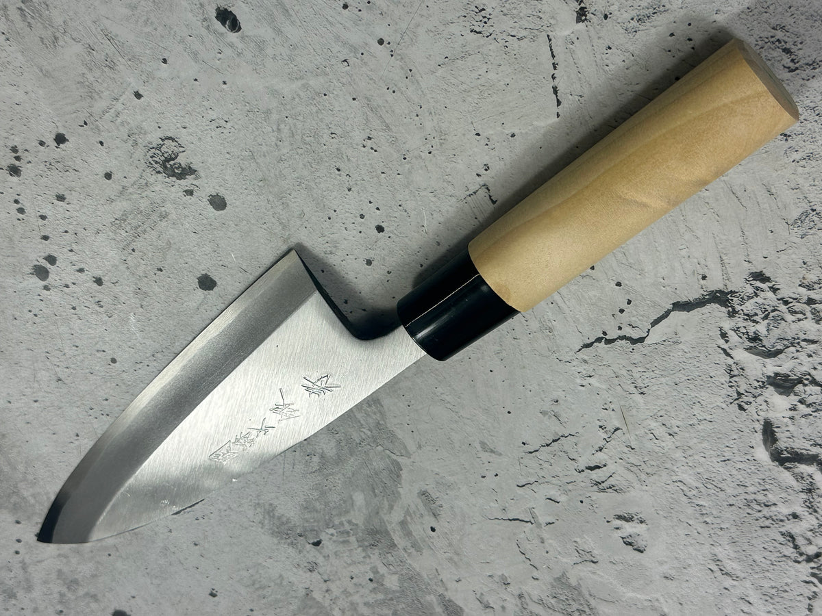 Vintage Seki Magoroku Carbon Steel Deba Knife 150mm 2352