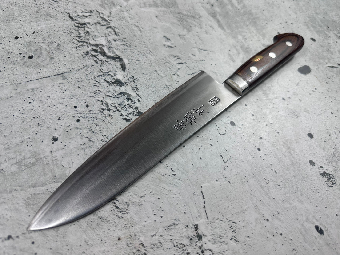 Vintage Sakai Ryujin Gyuto Knife 180mm Carbon Steel 2154