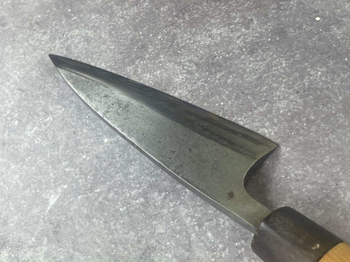 Vintage Japanese Funayuki Knife 130mm Made in Japan 🇯🇵 Carbon Steel 1671