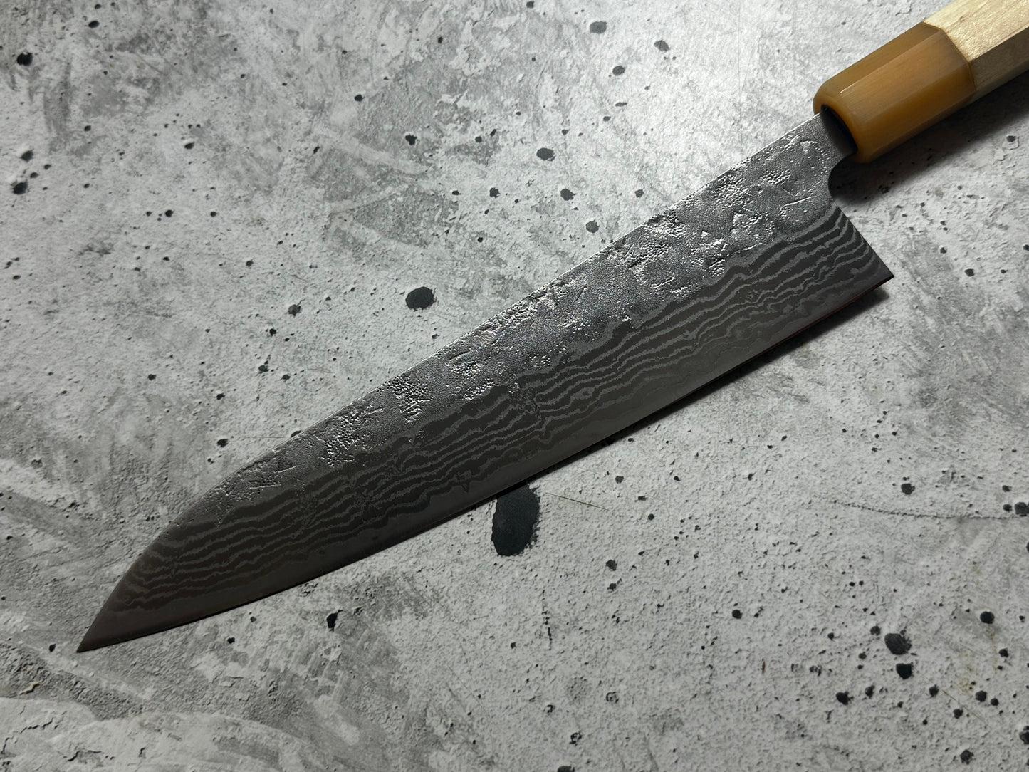 Tsunehisa SW Washiji Gyuto Knife 210mm - Made in Japan 🇯🇵 Buffalo Horn Magnolia Handle