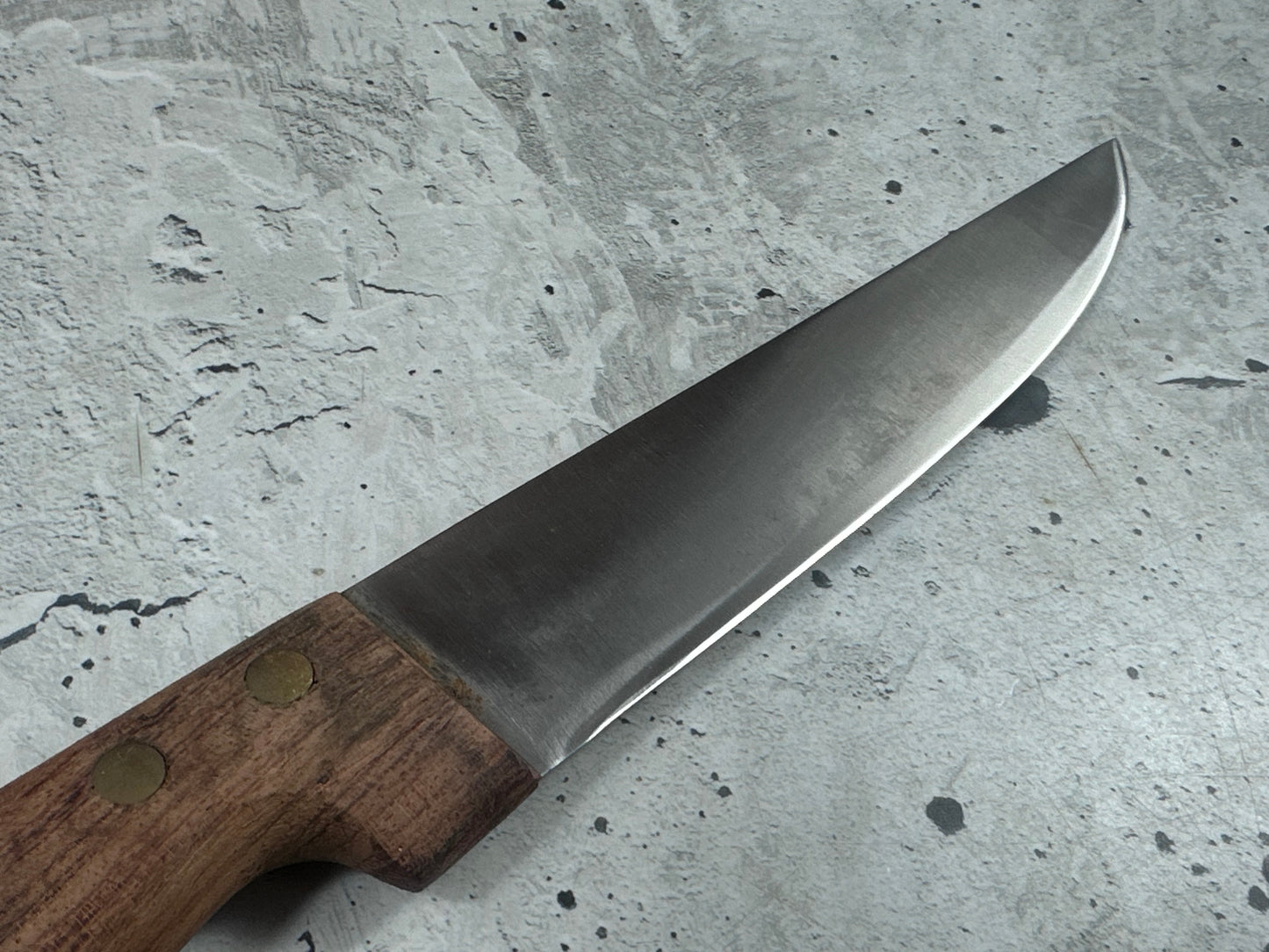 Vintage French Butcher Knife 200mm High Carbon Steel Made in France 🇫🇷 2039