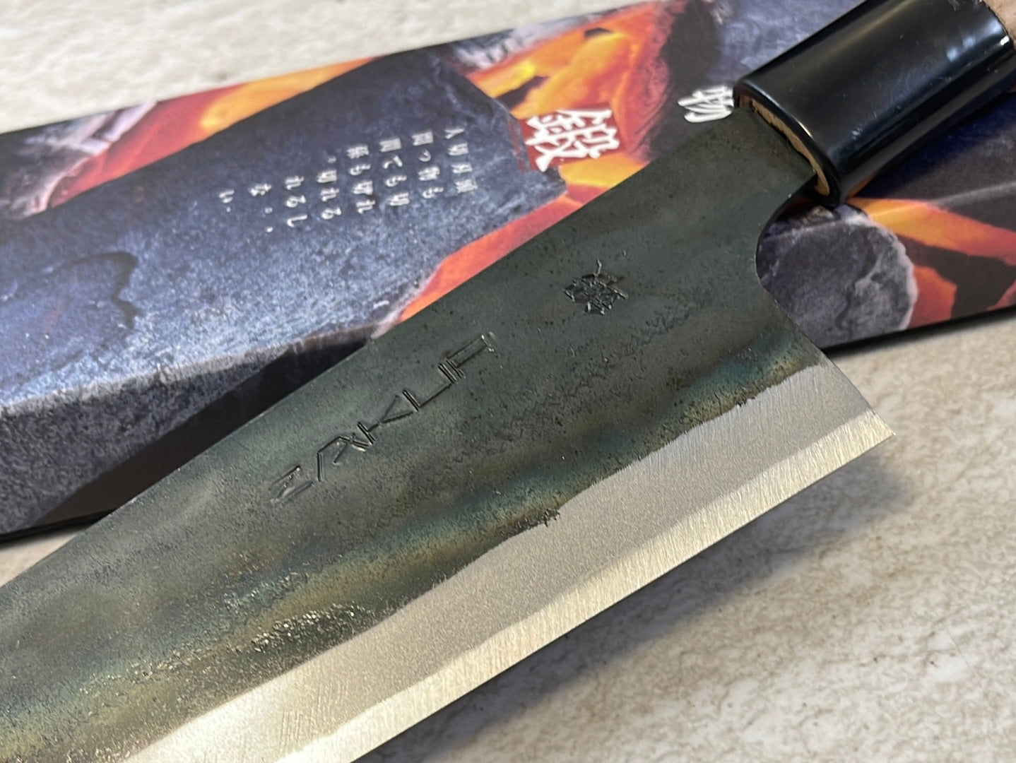 Zakuri Aokami Steel Kuro Bunka Knife 170mm - Made in Tosa 🇯🇵 Japan