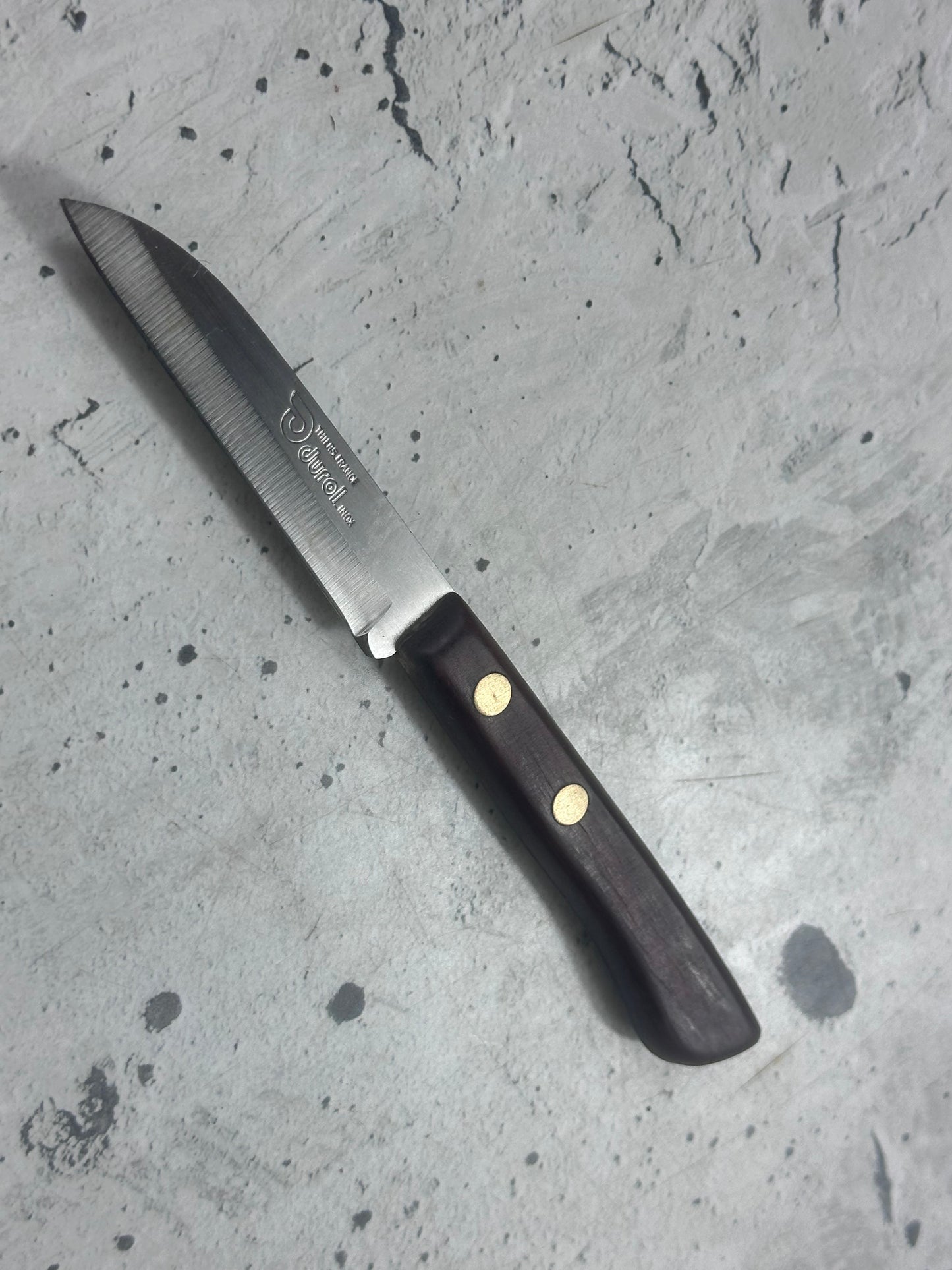 Vintage French Durol Paring Knife 70mm Inox Steel 2128