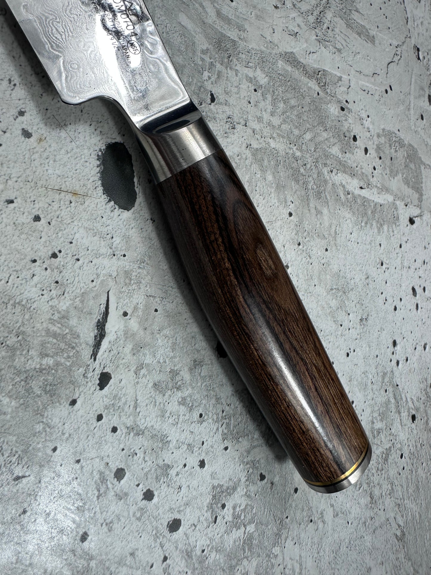 Pre-Owned Shun Premier Slicing Knife 240mm Damascus Steel PakkaWood Handle 2176