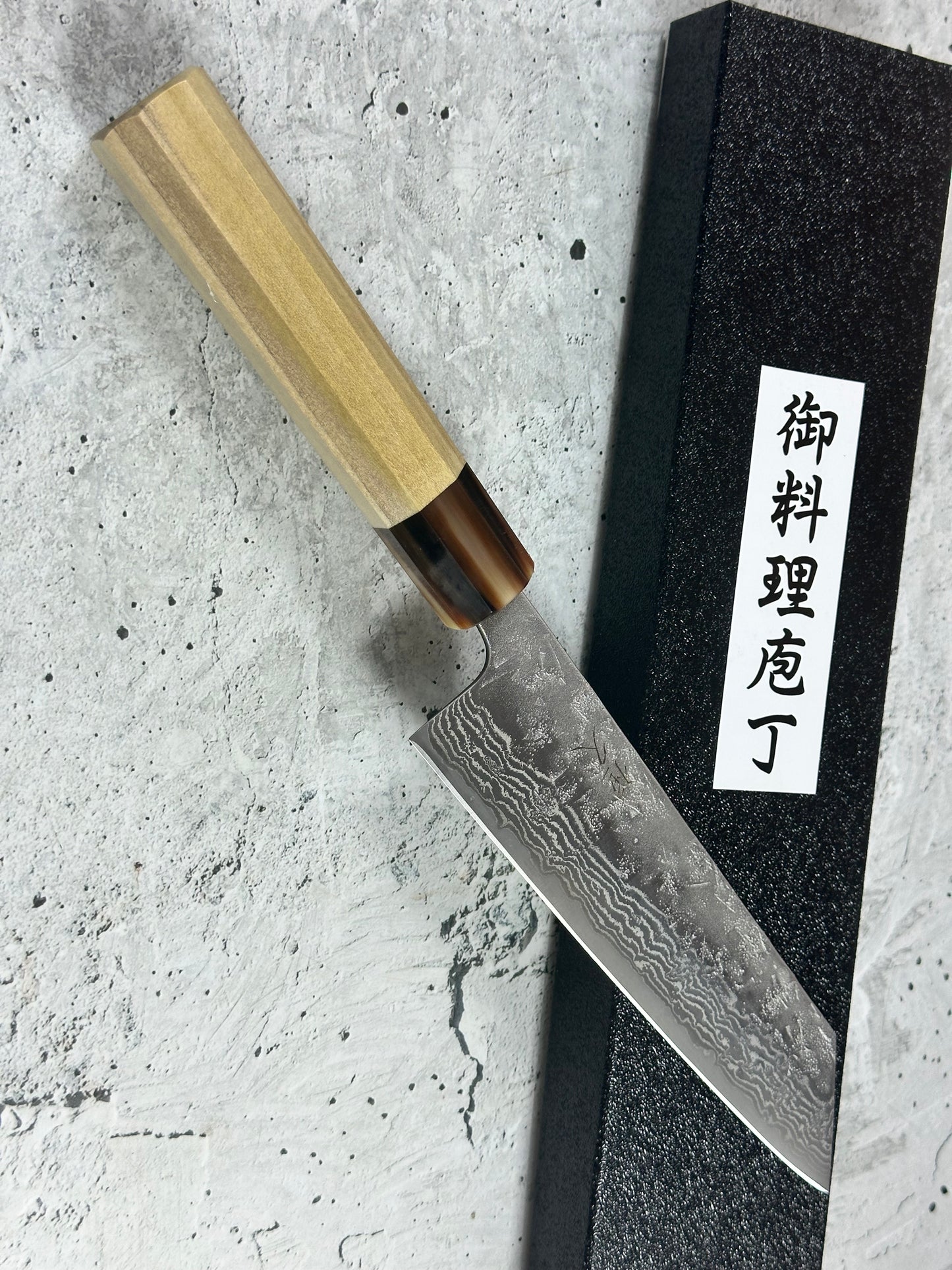 Tsunehisa SW Washiji Bunka Knife 170mm - Made in Japan 🇯🇵 Buffalo Horn Magnolia Handle