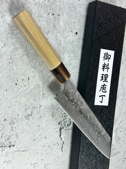 Tsunehisa SW Washiji Bunka Knife 170mm - Made in Japan 🇯🇵 Buffalo Horn Magnolia Handle