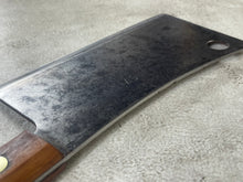 Load image into Gallery viewer, Vintage Butchers Foster Bros Cleaver Knife 180mm Made in USA 🇺🇸 Carbon Steel 1895