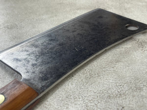 Vintage Butchers Foster Bros Cleaver Knife 180mm Made in USA 🇺🇸 Carbon Steel 1895