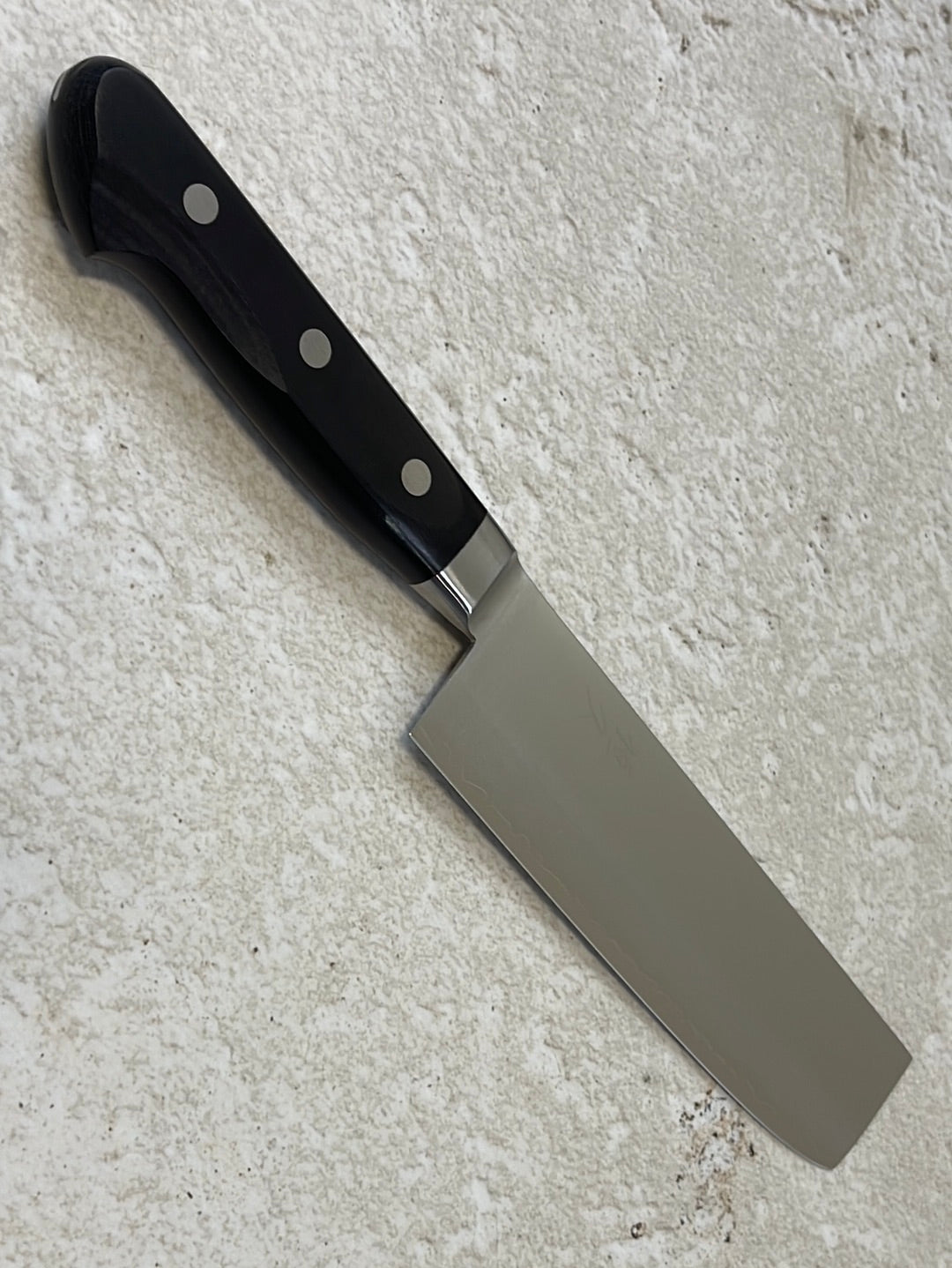 Tsunehisa VG1 Nakiri Knife 165mm  Black Pakkawood Handle - Made in Japan 🇯🇵