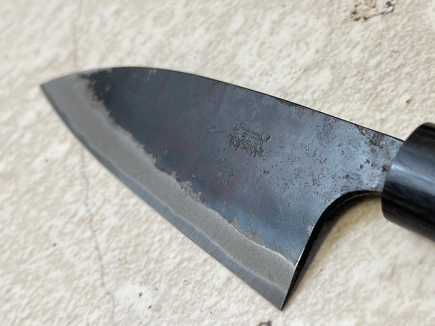 Tsunehisa Shirogami Kurochi Finish Ko-Bocho Knife 120mm - Made in Japan 🇯🇵