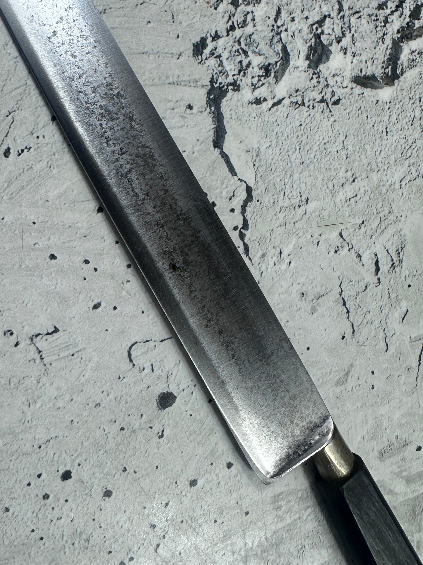 Vintage Sabatier Nogent Flexible Slicing Knife 200mm Carbon Steel 2185