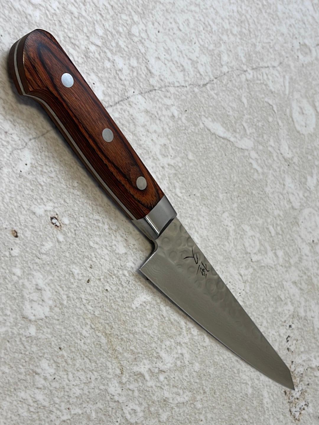 Tsunehisa VG10 Brown Pakka Honesuki Knife 150mm - Made in Japan 🇯🇵