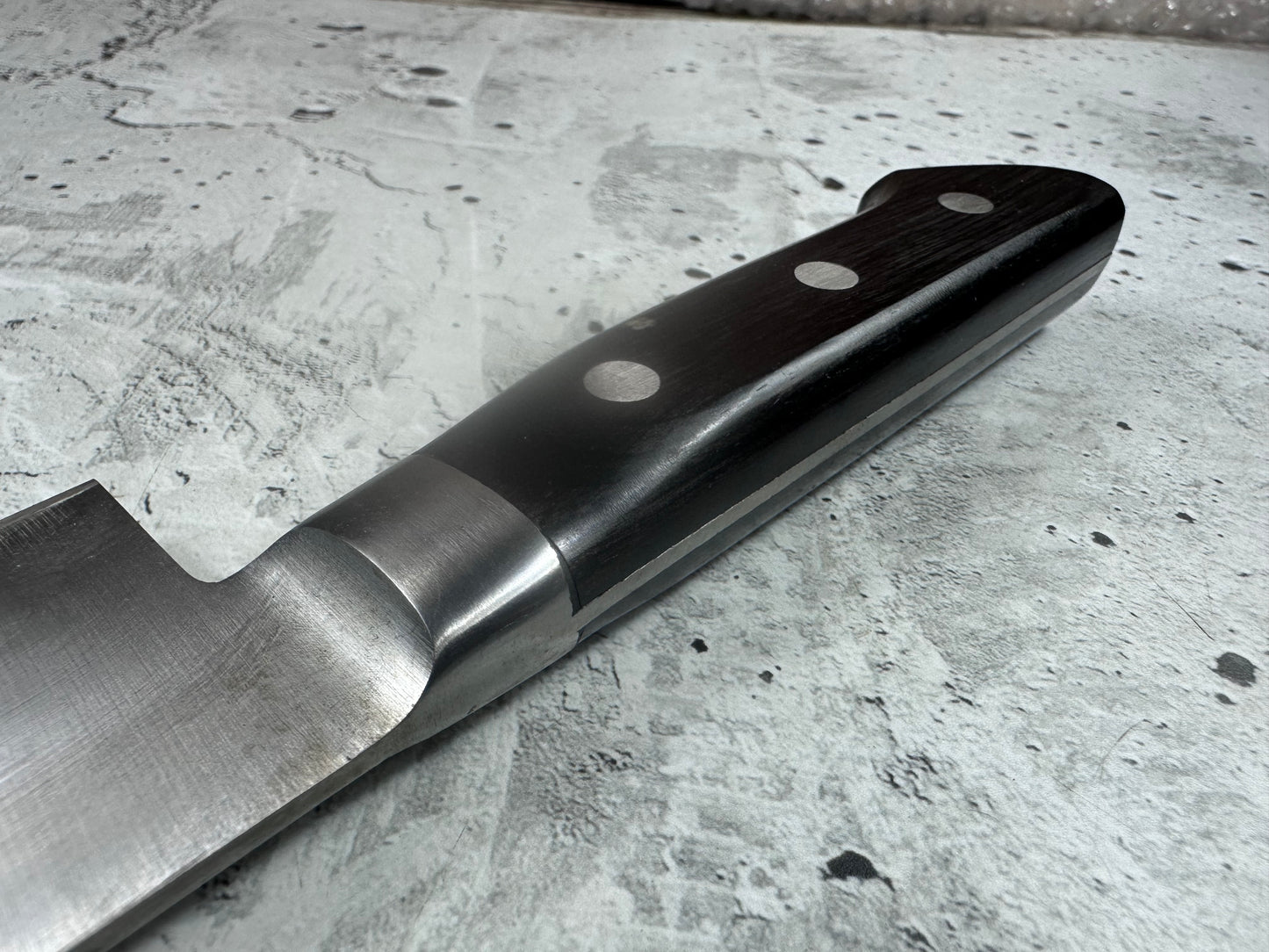 Vintage Sakai Kikumori Sujihiki Knife 300mm Carbon Steel Wood Handle 2238