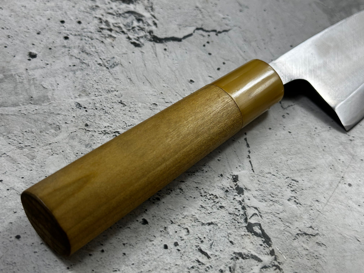 Vintage Masamoto Sohonten Deba Knife 170mm with Wooden Saya 2344
