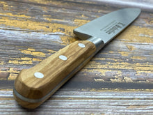 Load image into Gallery viewer, K Sabatier Chef Knife 150mm - CARBON STEEL - OLIVE WOOD HANDLE