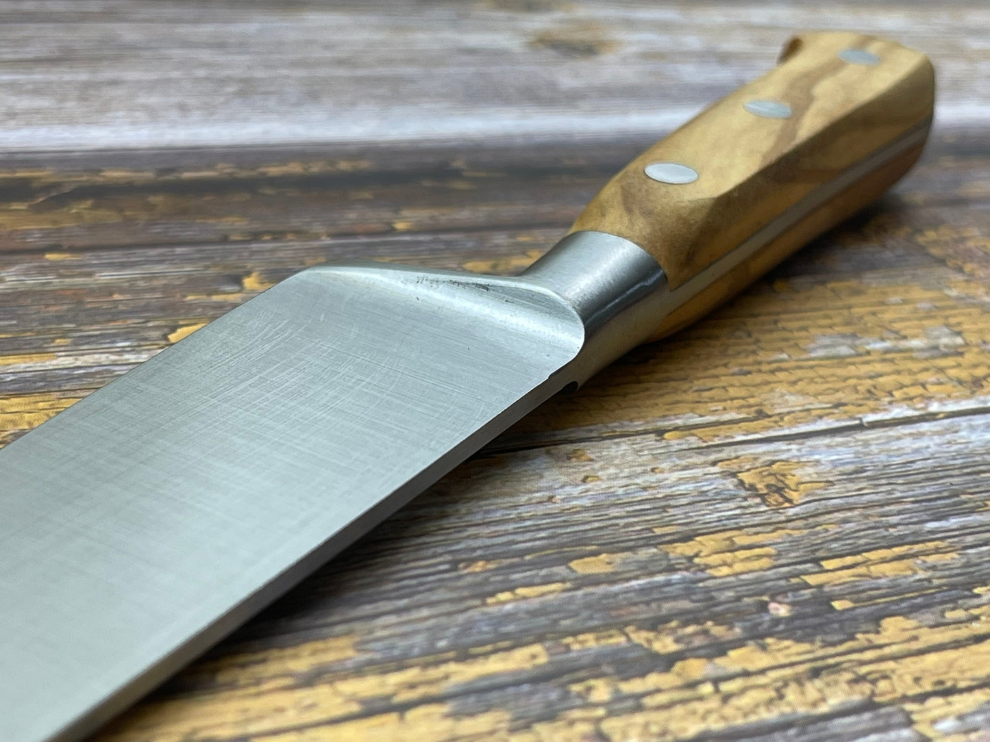 K Sabatier Chef Knife 150mm - CARBON STEEL - OLIVE WOOD HANDLE
