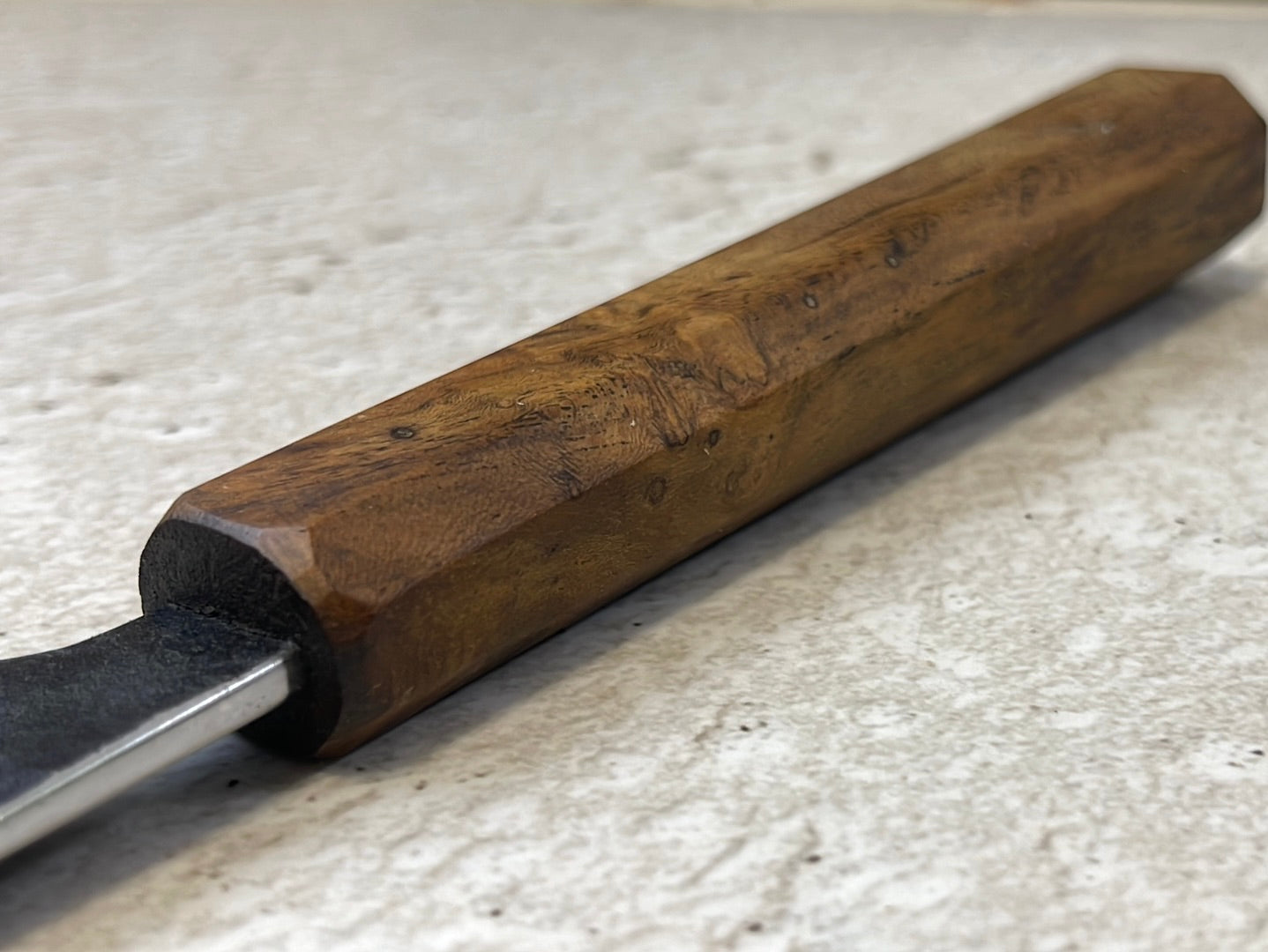 Nakiri 150mm Kurouchi Jatiwood Timber Handle