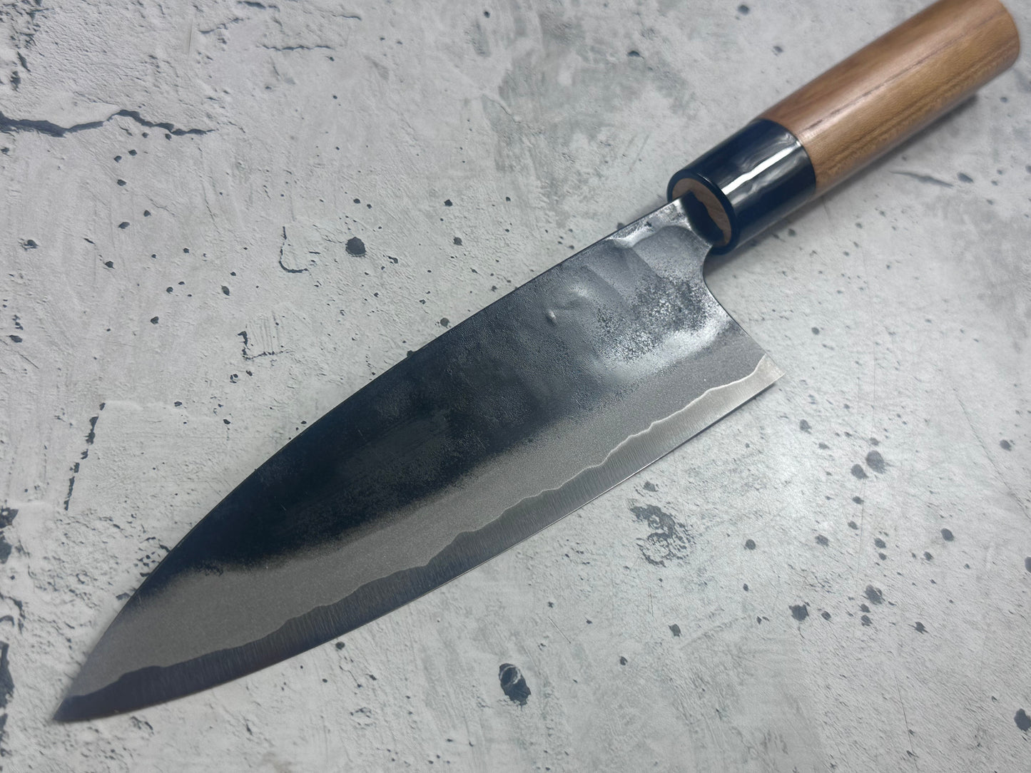 Kyohei Shindo Warikomi Blue #2 Kurouchi Funayuki 170mm
