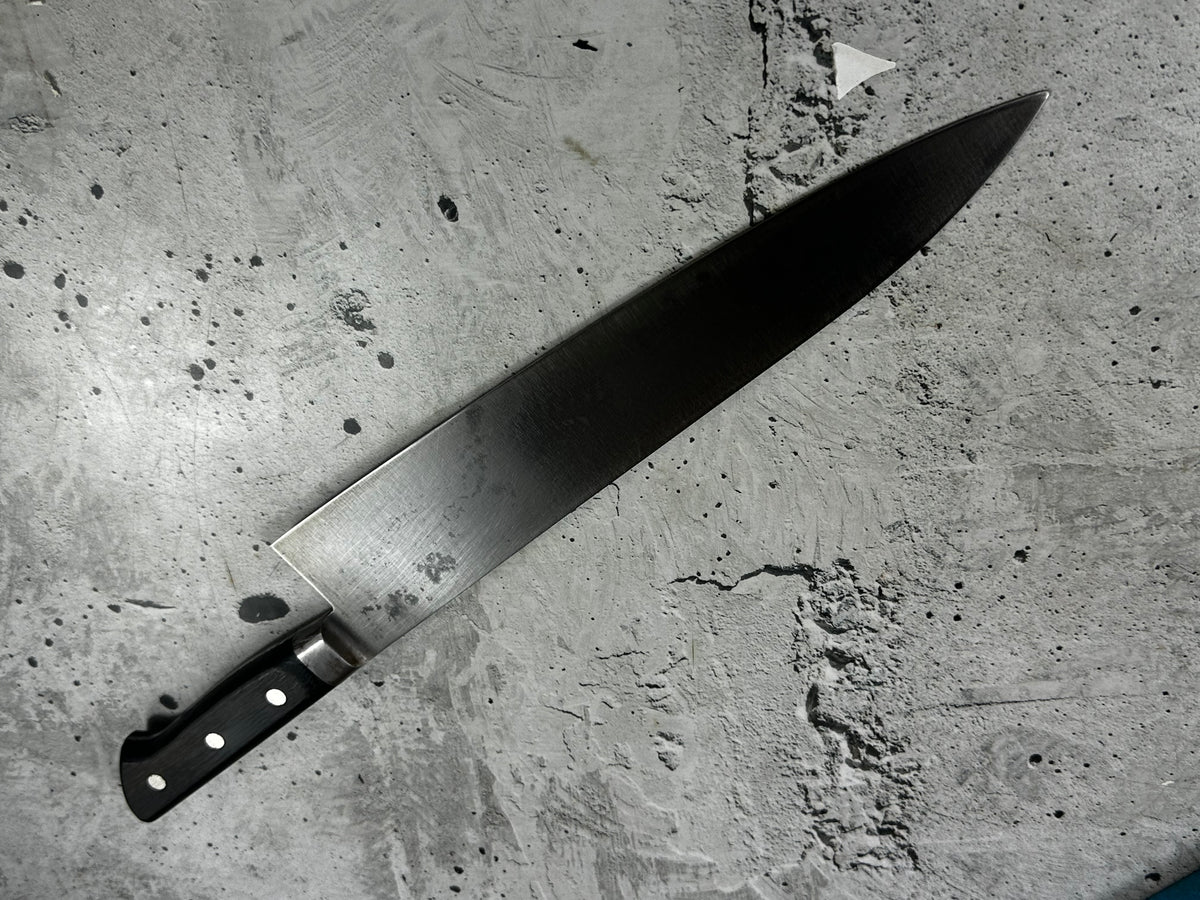 Vintage Toroku Genkōkin Gyuto Knife 270mm Carbon Steel Timber Handle 2274