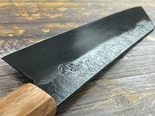 Load image into Gallery viewer, HG Blade Bunka Knife 170mm Kurouchi Finish 1084 High Carbon Steel (2025)