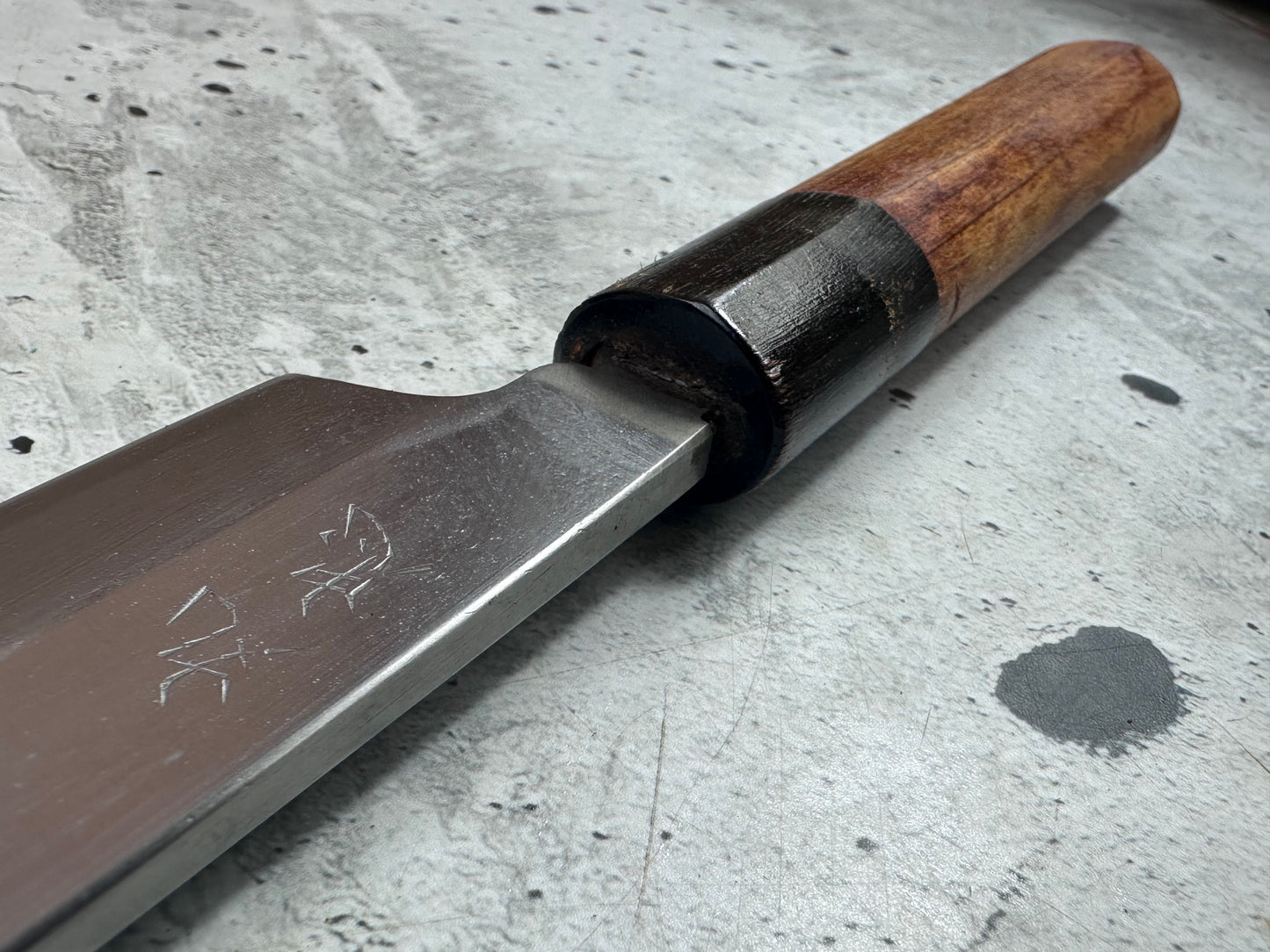 Vintage Sakai Takayuki Yanagiba Knife 300mm Carbon Steel Original Box 2134