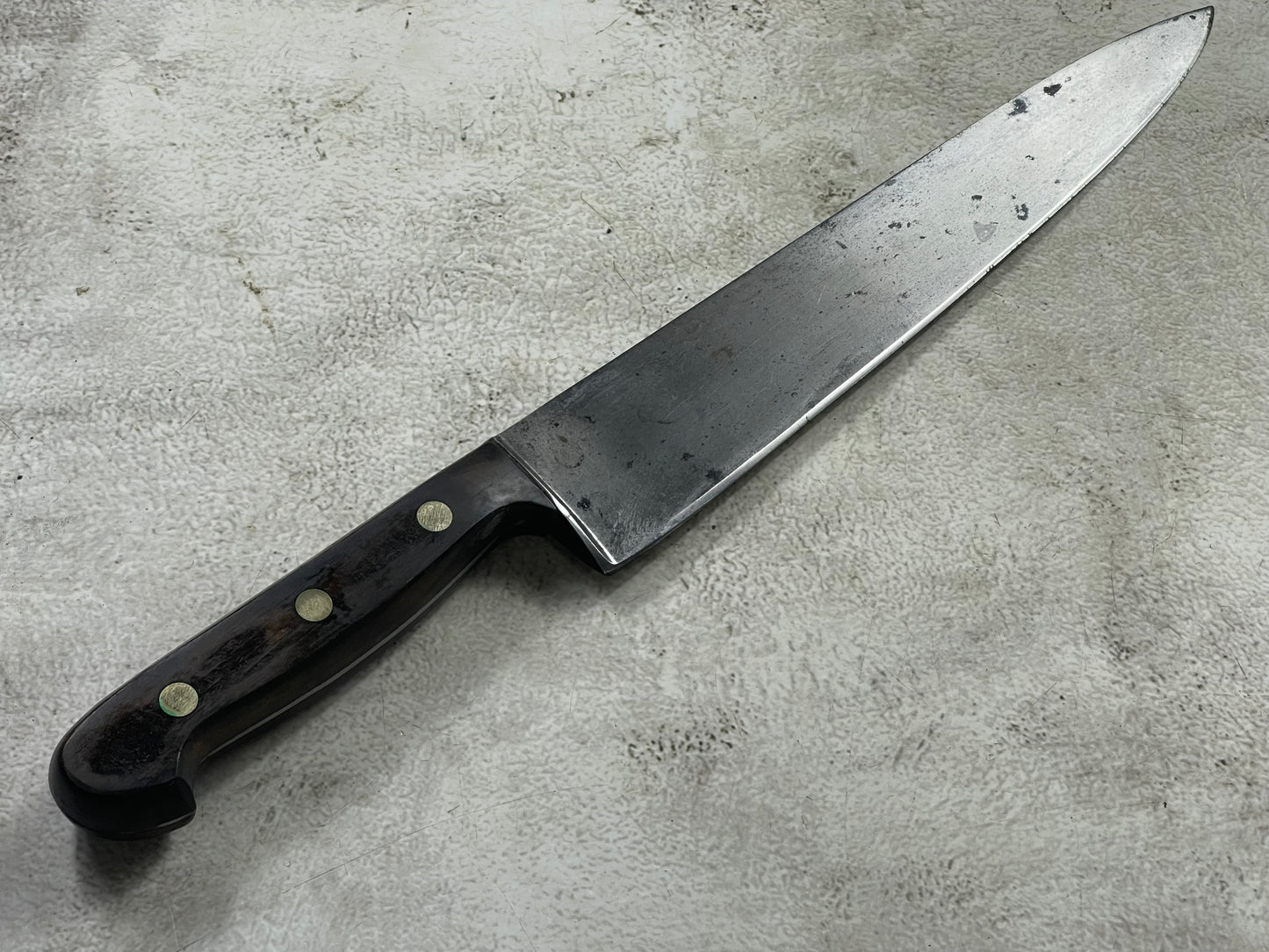 Vintage German 🇩🇪 Chef Knife 25cm Carbon Stell 1912
