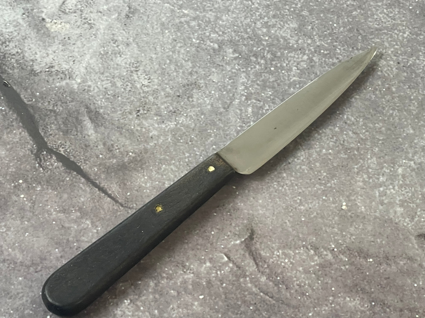 Vintage French Sabatier Trumpet - Gold Medal 1812 Paring Knife Stainless Steel Made in France 🇫🇷