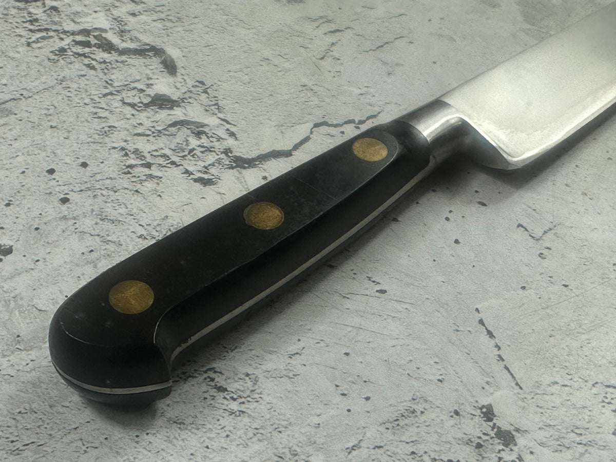 Vintage French Sabatier Slicing  Knife 220mm High Carbon Steel POM Handle  2271