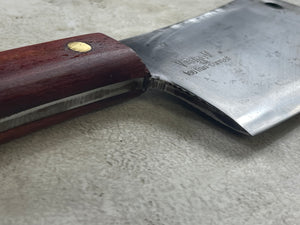 Vintage F. Dick Butcher Cleaver N*84 Knife 200mm Carbon Steel Made in Germany 🇩🇪 1943