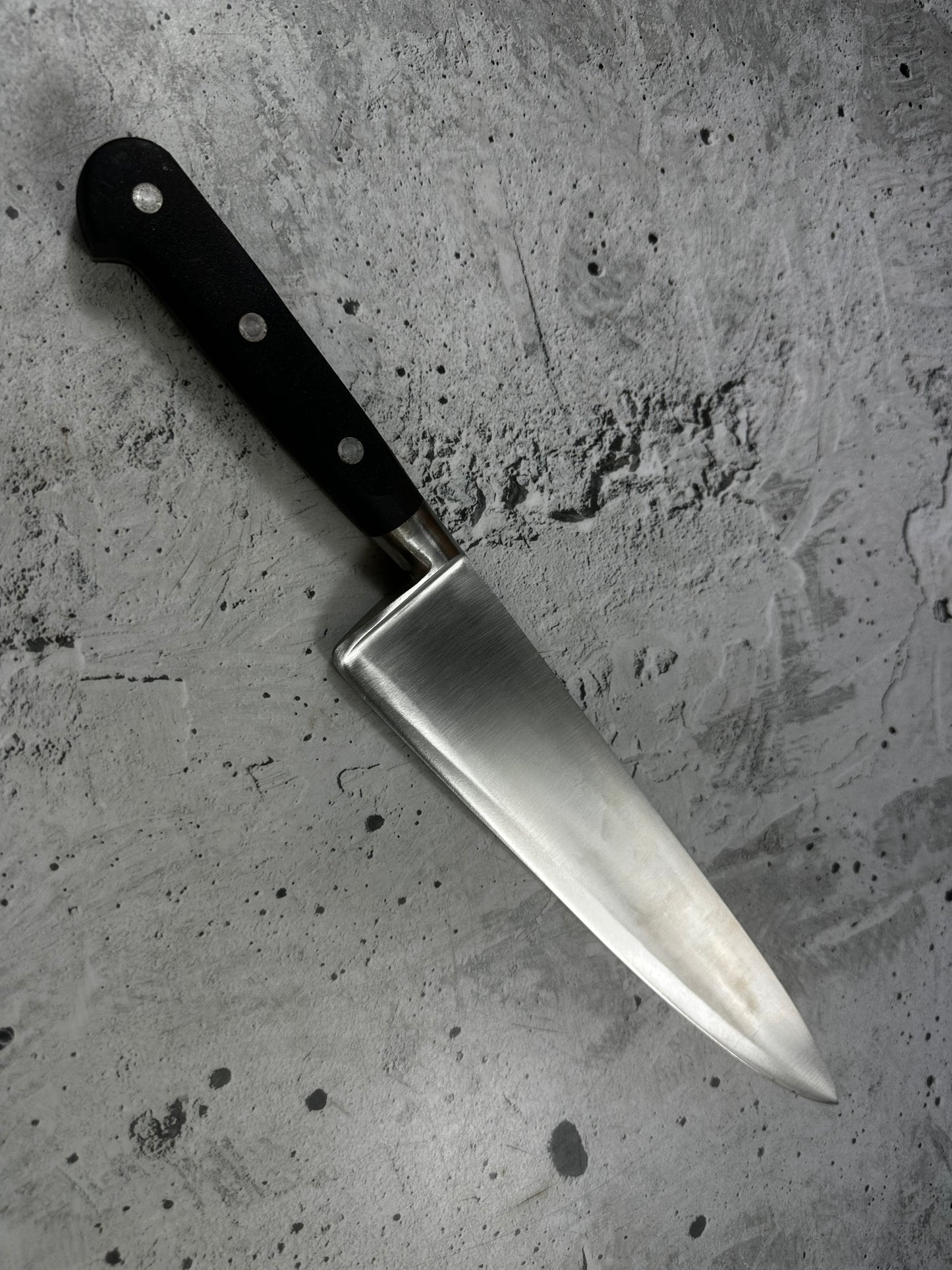 Vintage French Sabatier Chef Knife 250mm High Carbon Steel POM Handle 2246