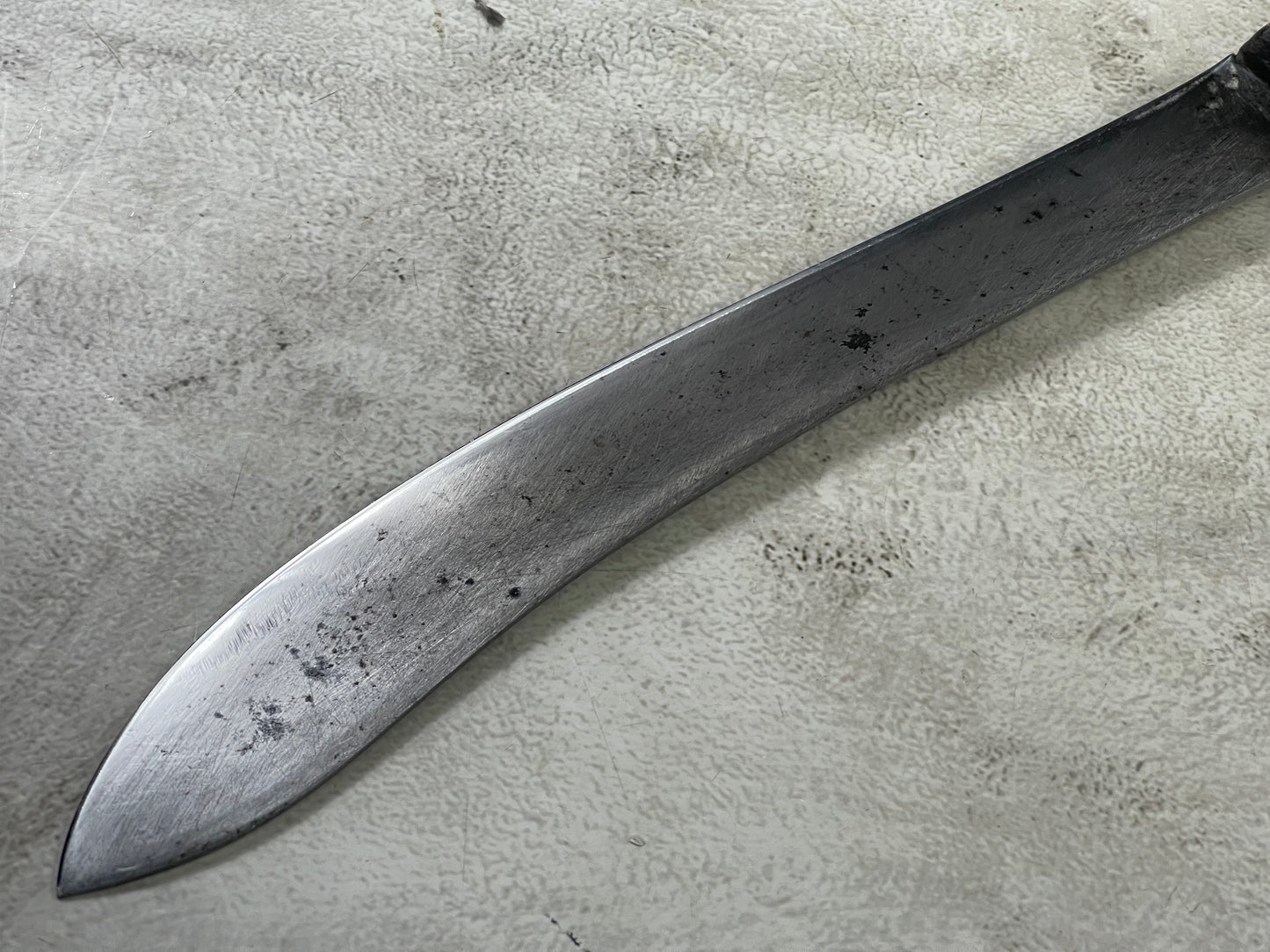 Vintage Gustav Emil Ern Butcher Machete Knife 315mm Made in Germany 🇩🇪 Cabon steel 1908