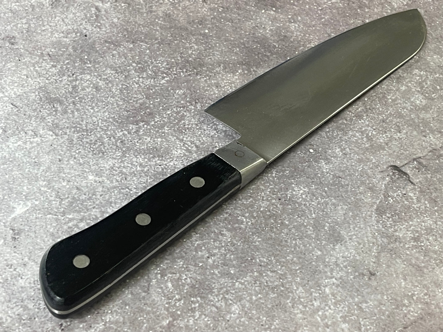 Vintage Japanese Santoku Knife 170mm Made in Japan 🇯🇵 1653