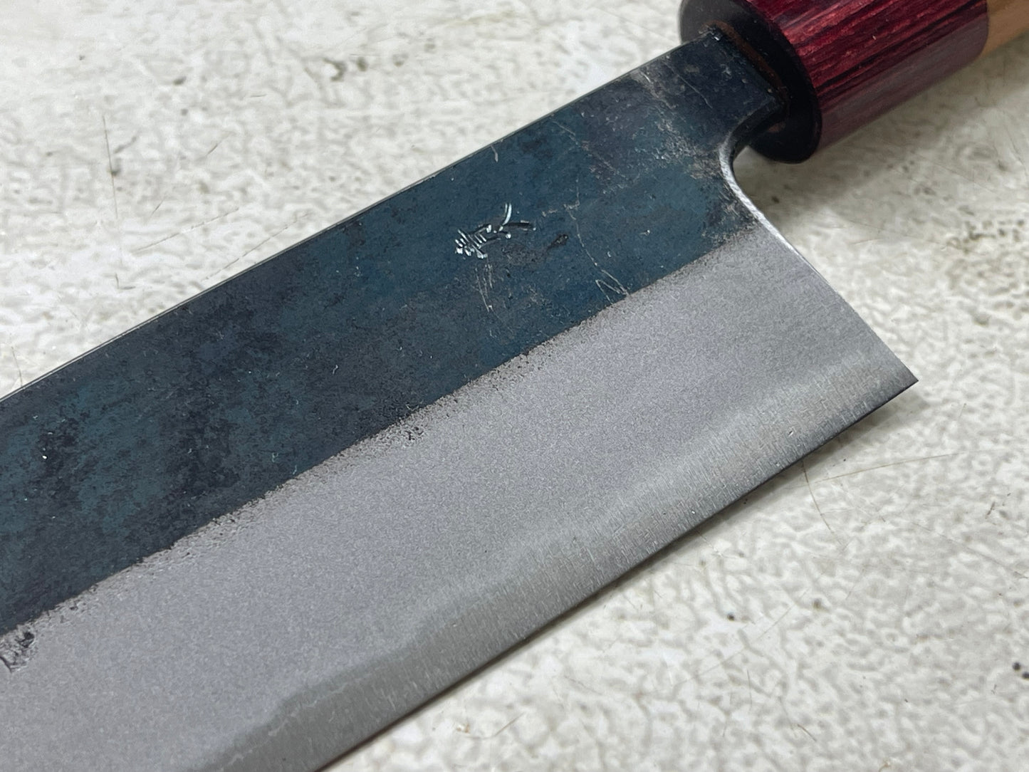 Muneishi Aogami 2 Iron Clad Gyuto 240mm Kurouchi Finish