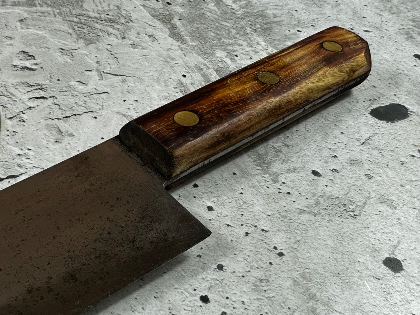 Vintage Japanese Gyuto Knife 270mm Carbon Steel  Made in Japan 2017