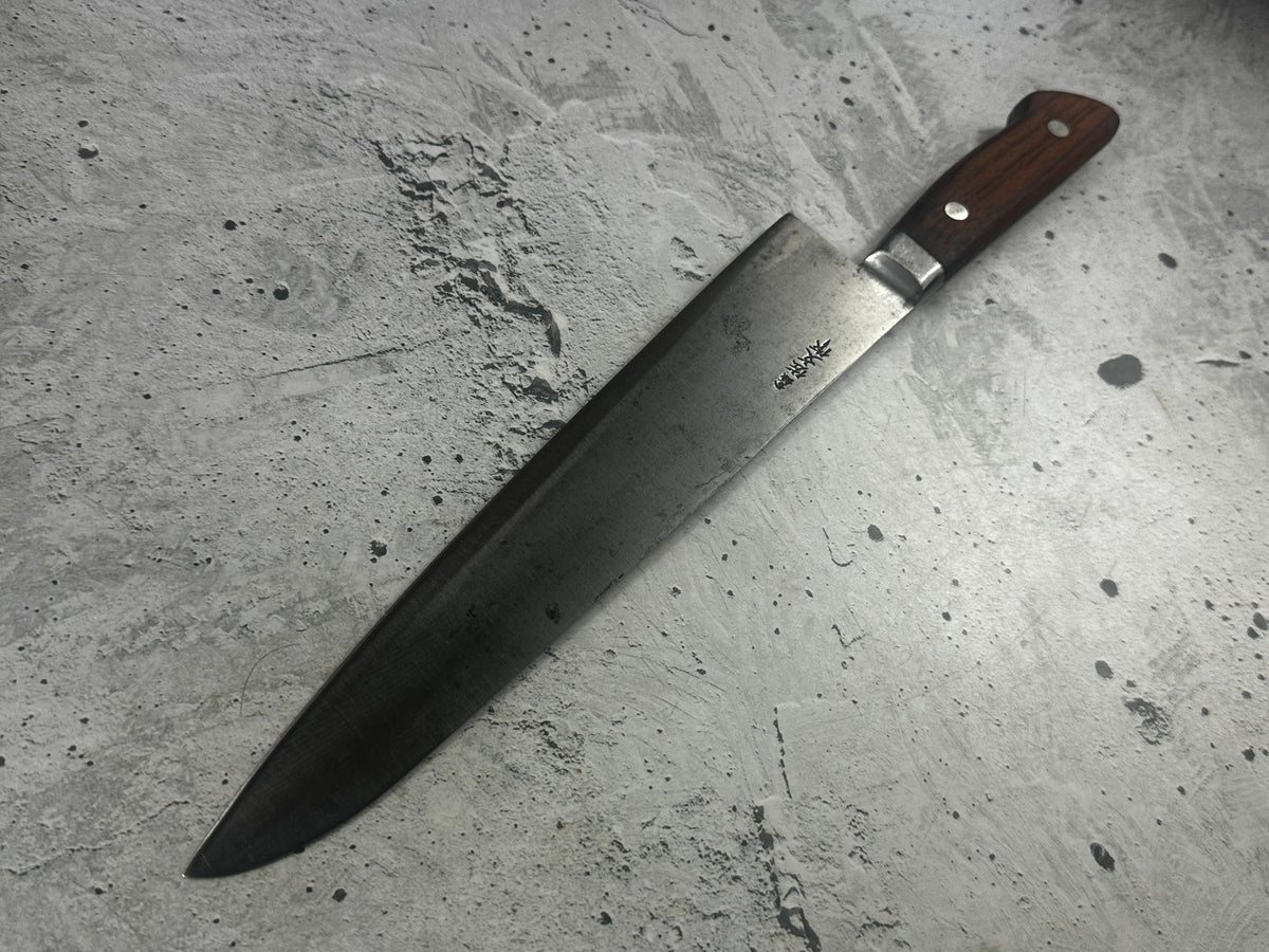 Vintage Toroku Sabun Saku Gyuto Knife 250mm Carbon Steel 2290