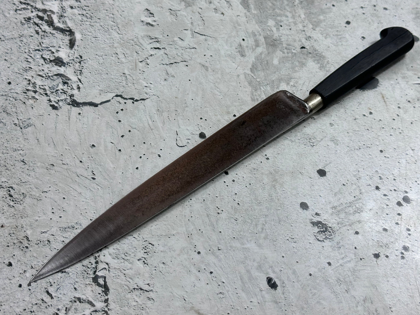 Vintage Sabatier Nogent Flexible Slicing Knife 200mm Carbon Steel 2183