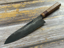 Load image into Gallery viewer, HG Blade Gyuto Knife 230mm Kurouchi Finish 1084 High Carbon Steel