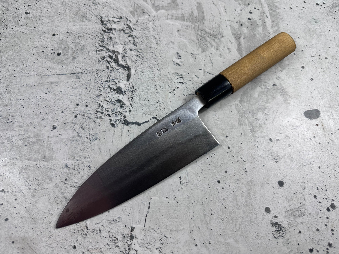 Vintage Sakai Marimoto Deba Knife 160mm Carbon Steel 2161