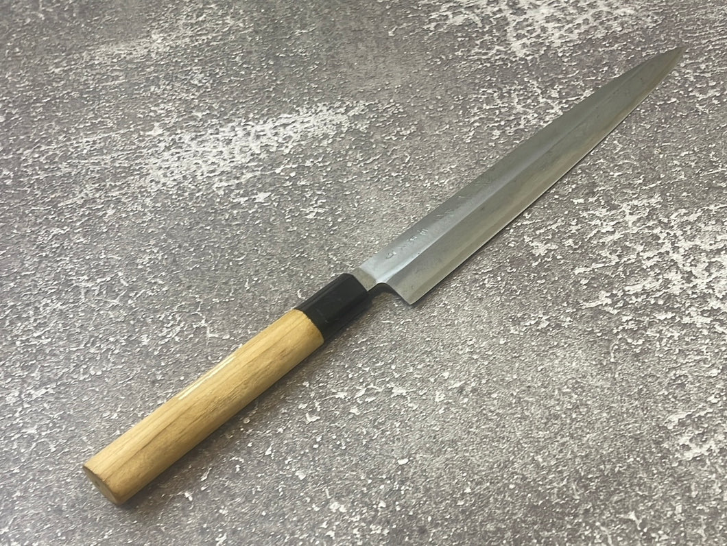Vintage Japanese Yanagiba Knife 230mm Made in Japan 🇯🇵 Carbon Steel 1306
