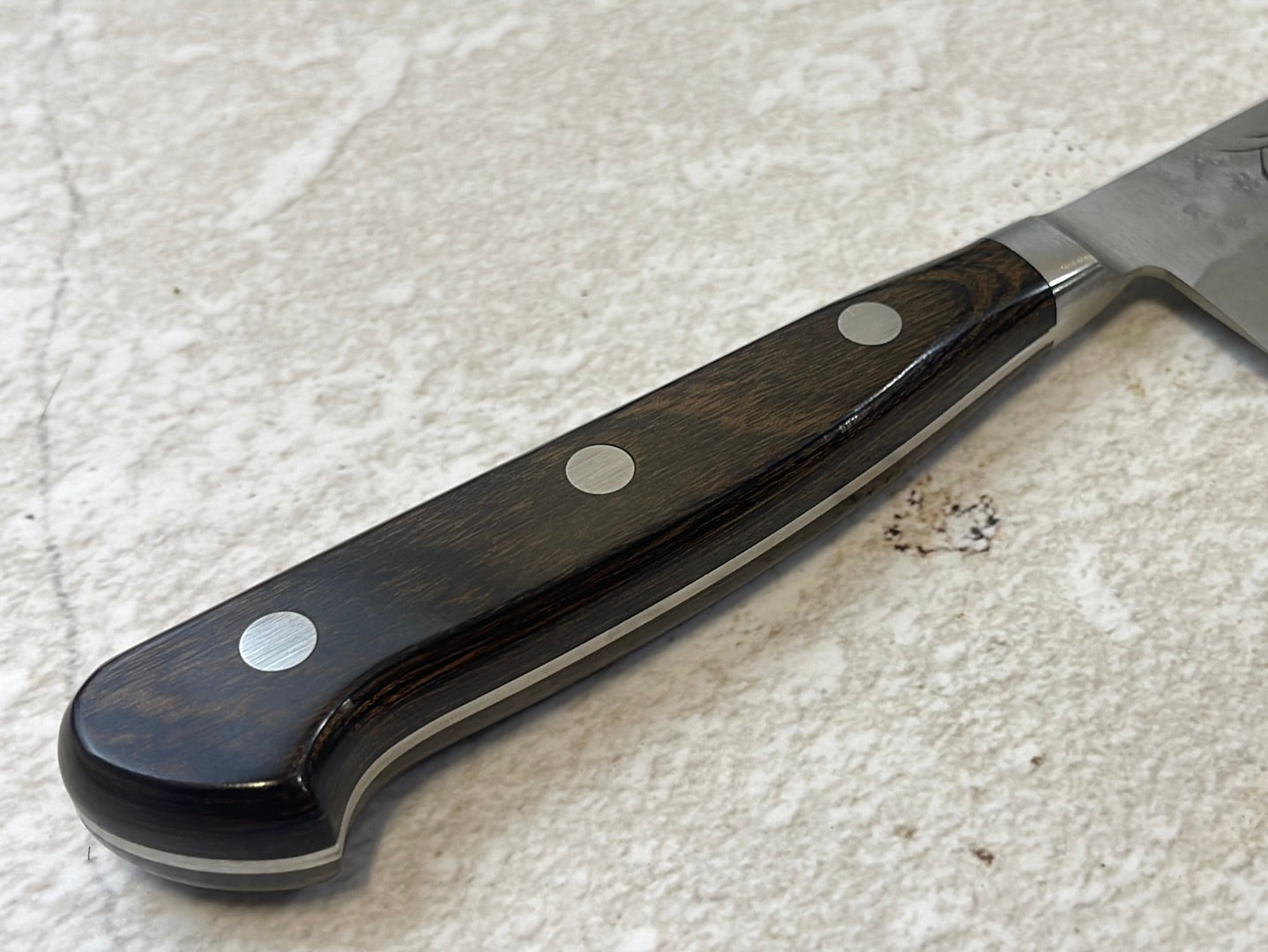 Tsunehisa G3 Nashiji Brown Sujihiji 240mm - Made in Japan 🇯🇵 With Bolster